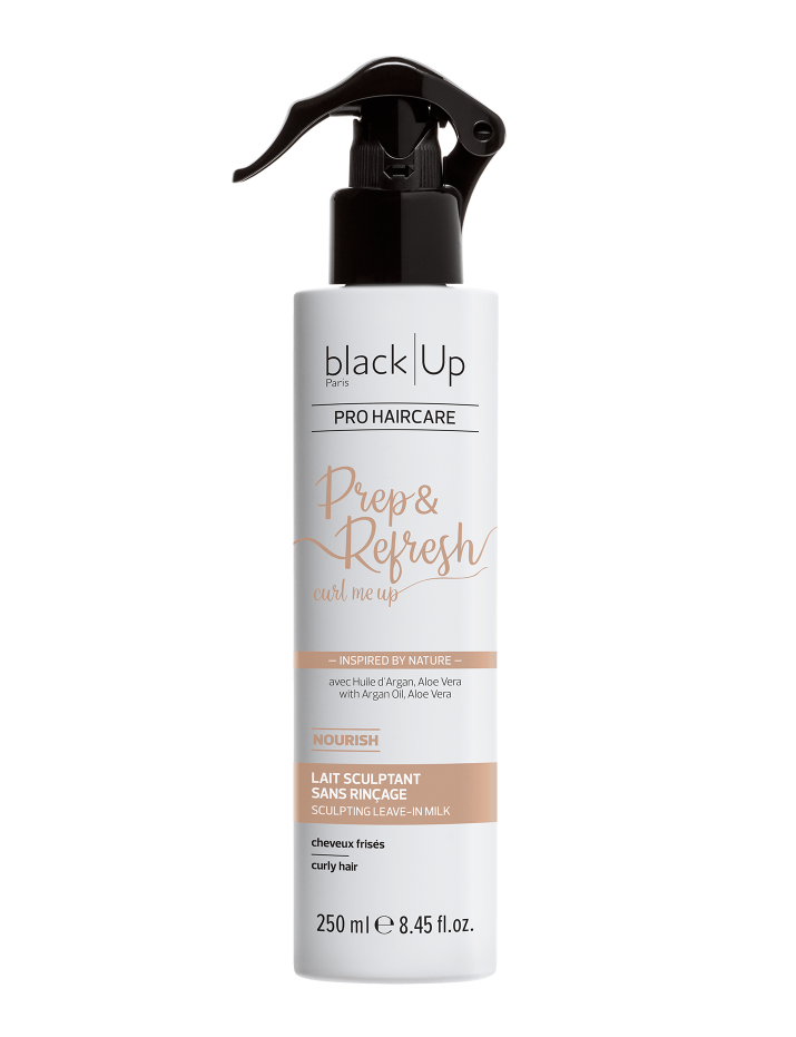 Prep & Refresh Curl Me Up - Sculpting Leave-in Milk – Pro Haircare – black| Up